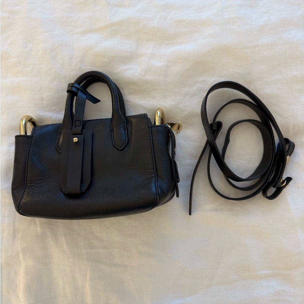 J Crew Leather Mini Satchel - Picture 3 of 8